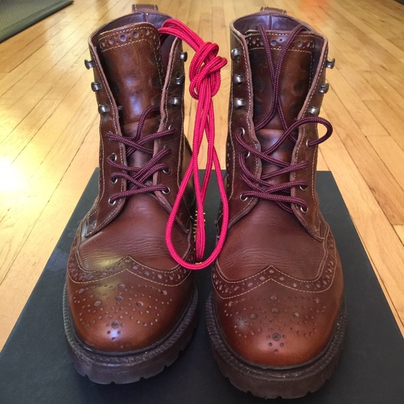 Allen Edmonds Long Branch Wingtip Boots 